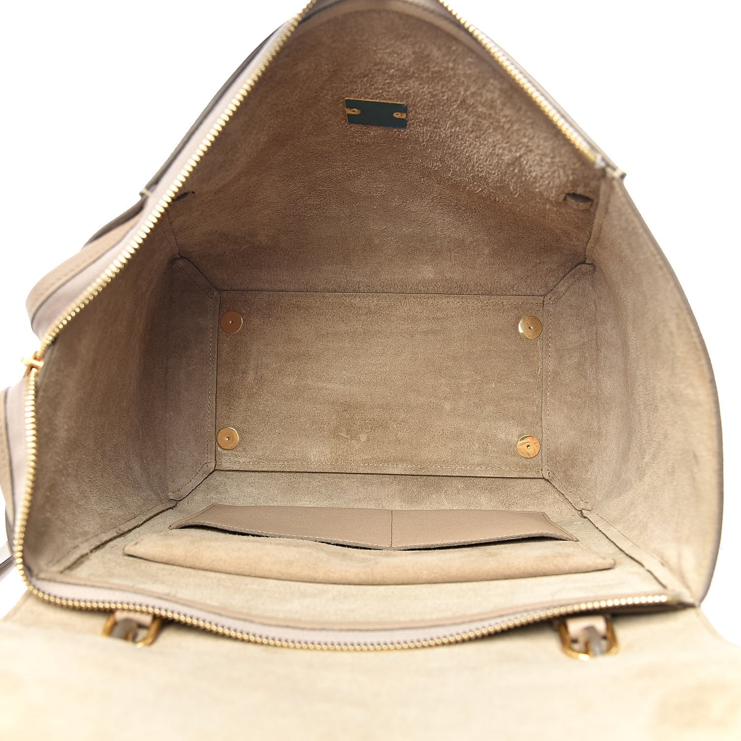 Grained Calfskin Mini Belt Bag Light Taupe