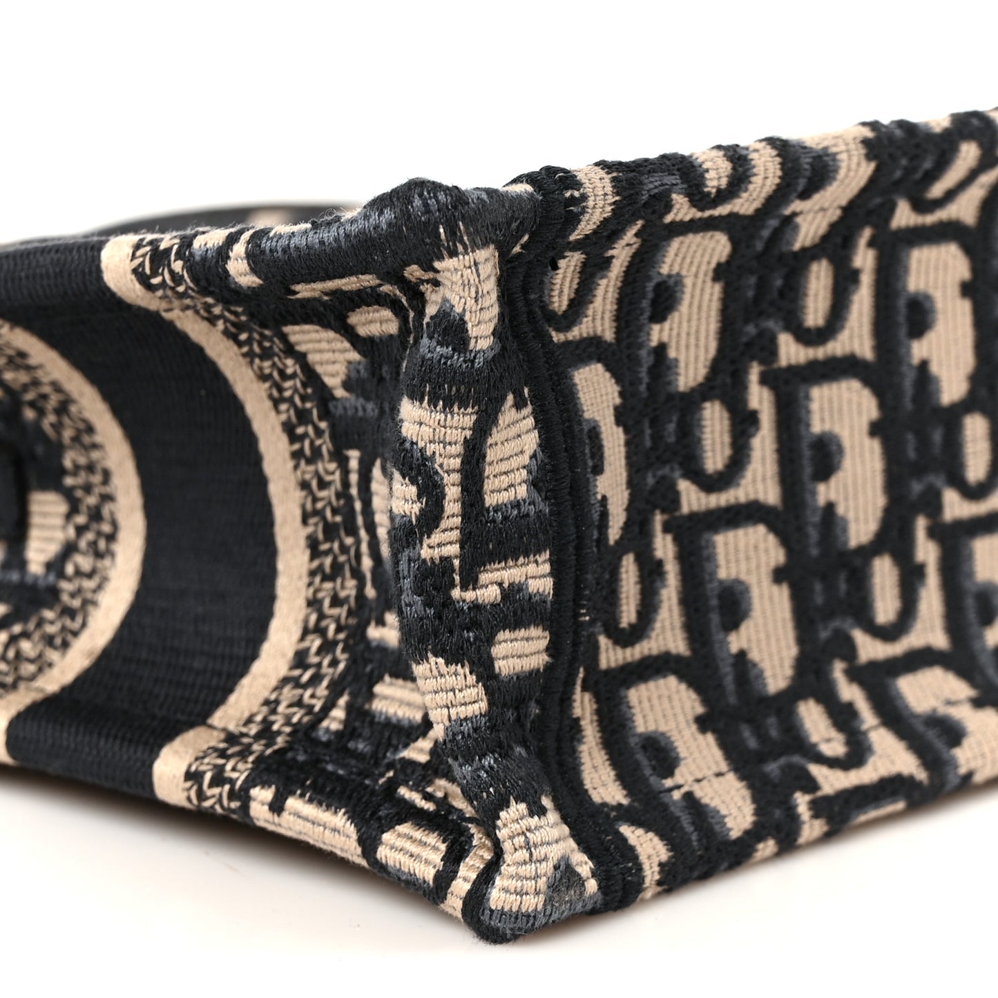 Oblique Mini Book Tote With Strap Blue Multicolor