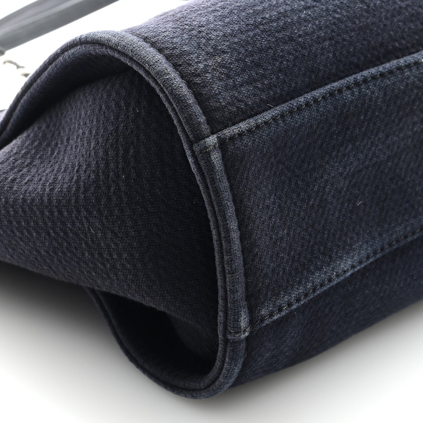 Mixed Fibers Small Deauville Tote Navy