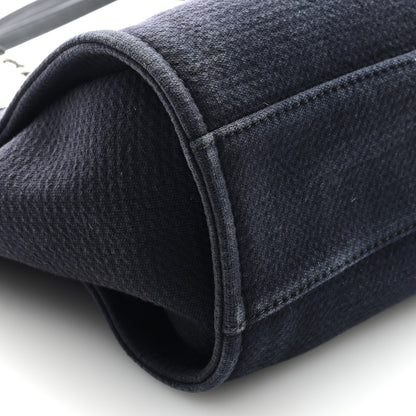 Chanel Mixed Fibers Small Deauville Tote Navy 7 of 11