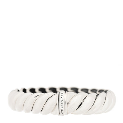 David Yurman Sterling Silver 14mm Sculpted Cable Bracelet 2 of 4
