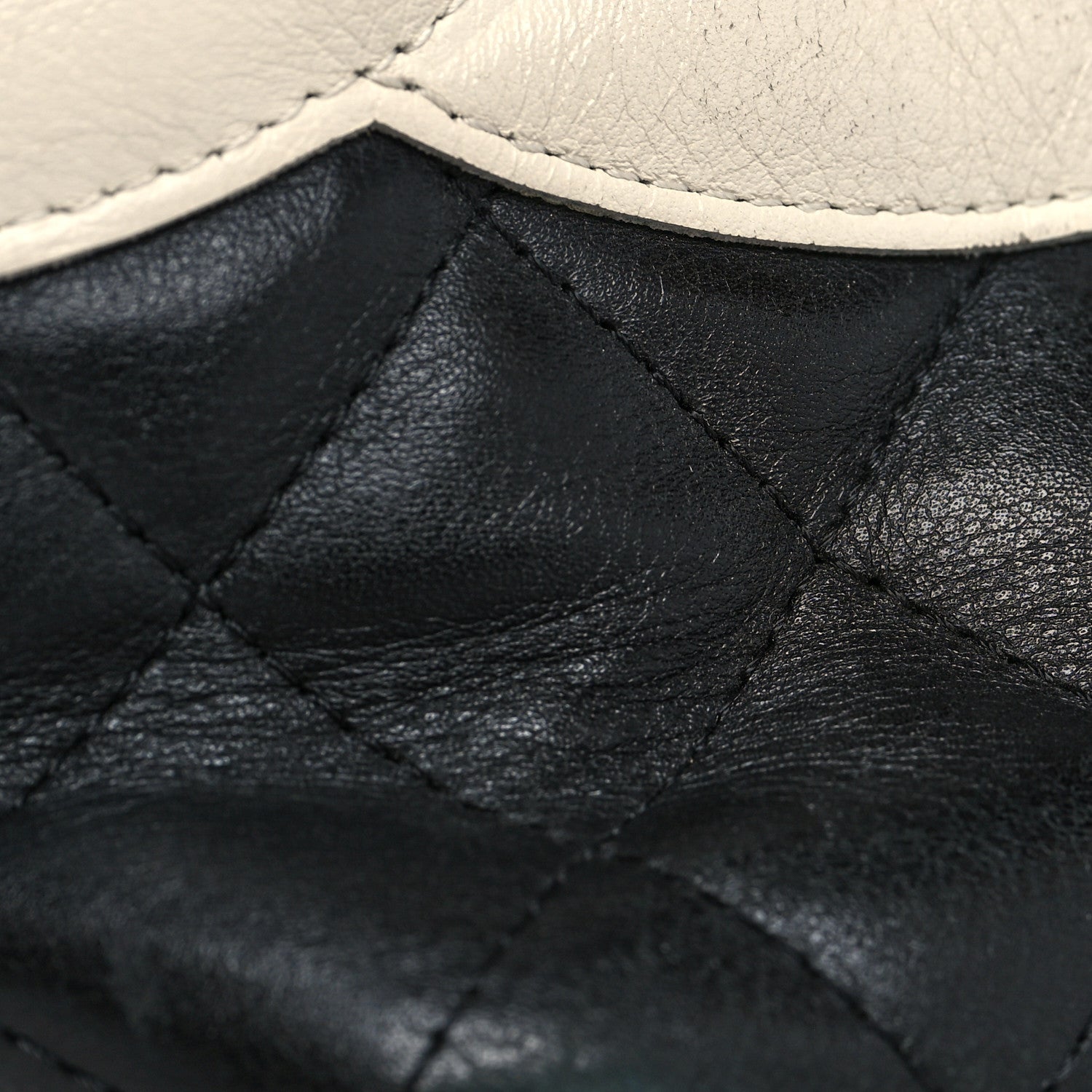 Chanel Calfskin Quilted Medium Cambon Tote Black White 12 of 12
