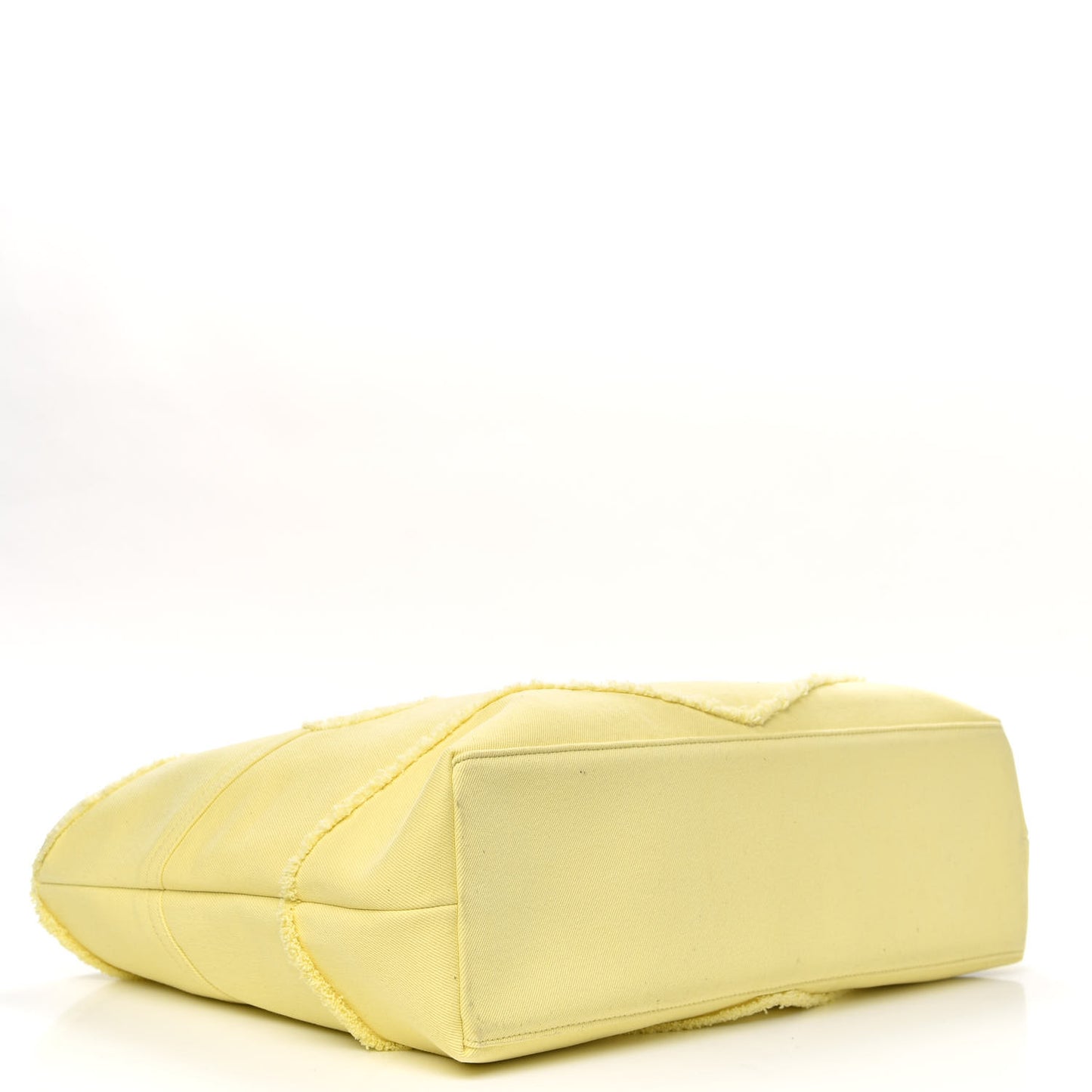 Denim Chevron Coco Tote Yellow
