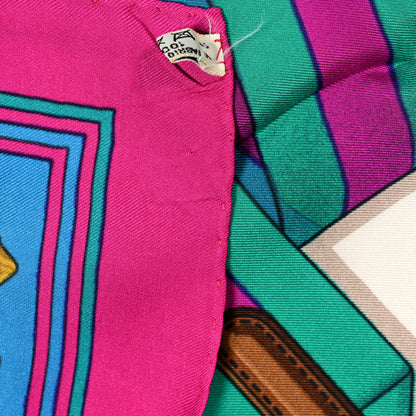 Hermes Silk Les Sangles Scarf 90 8 of 10