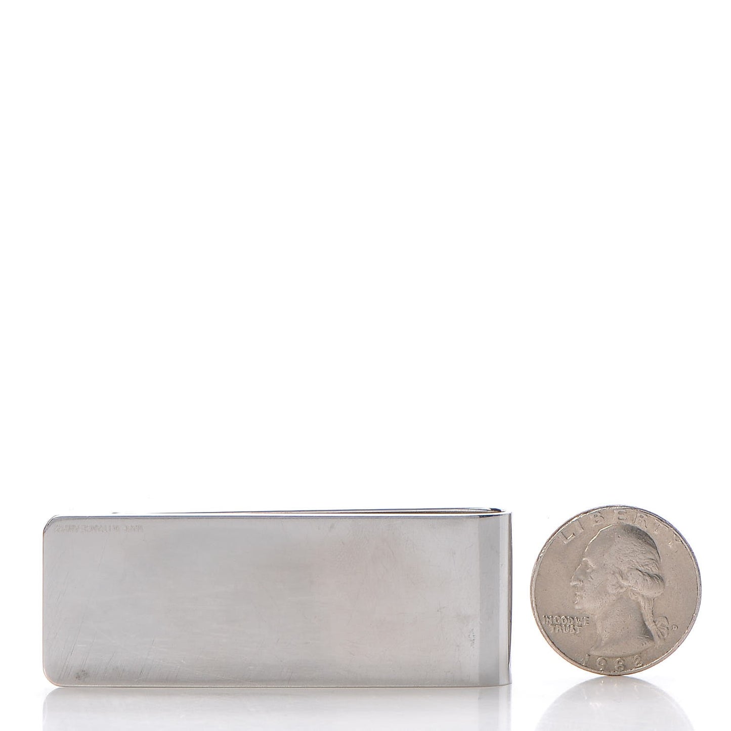 Metal Champs Elysees Money Clip Silver