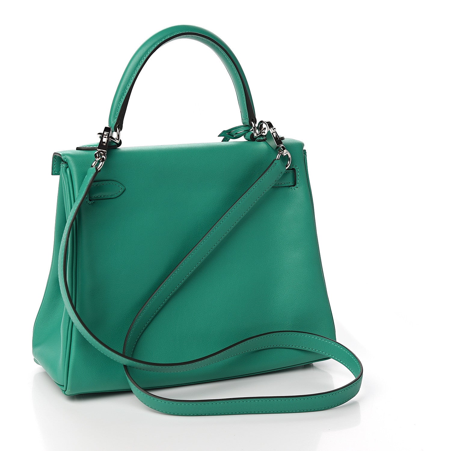 Hermes Swift Kelly Retourne 25 Vert Verone 2 of 9
