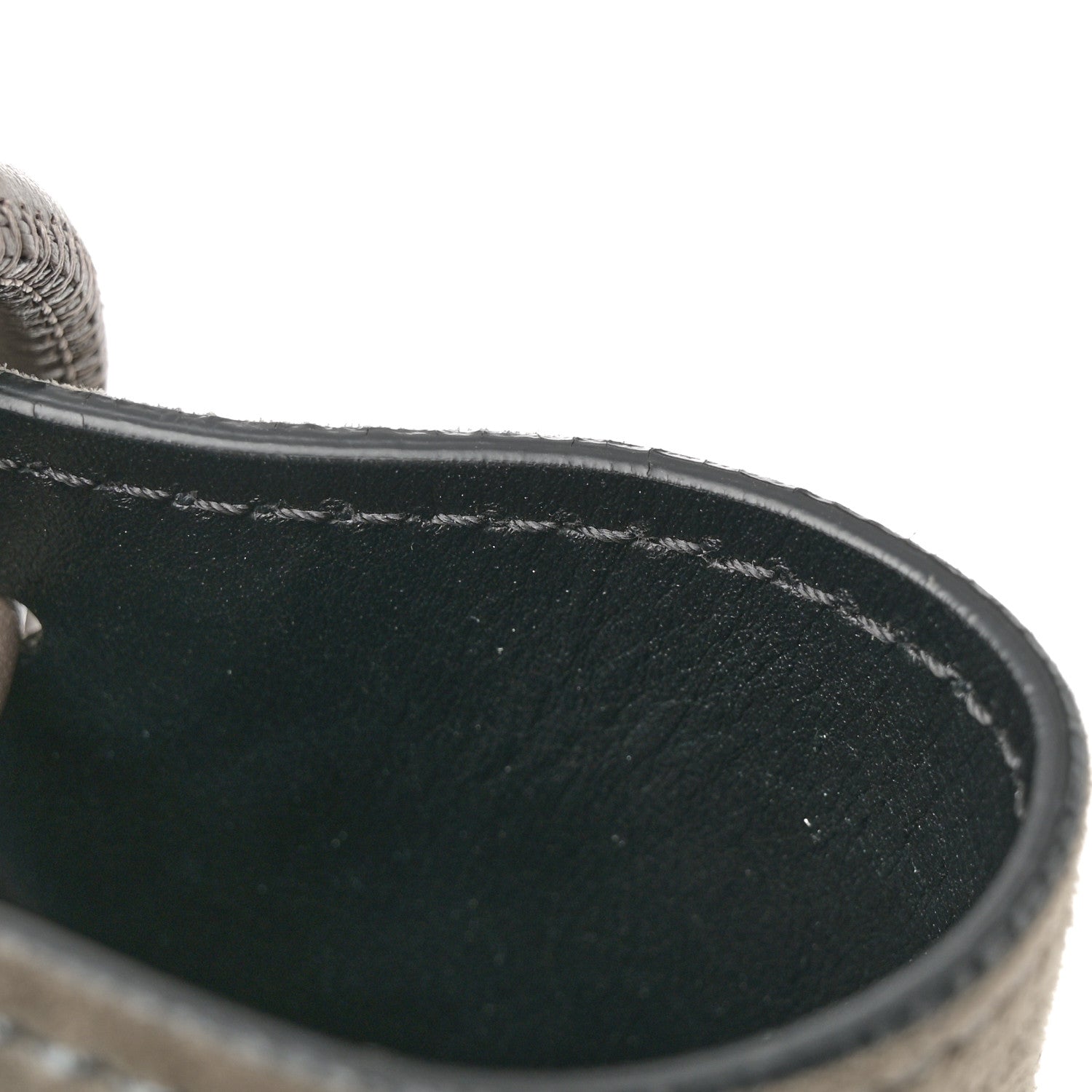 Tom Ford Suede Medium Double Tassel Bucket Bag Graphite 14 of 14