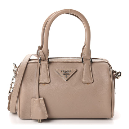 Prada Saffiano Lux Mini Convertible Bowler Cammeo 1 of 11