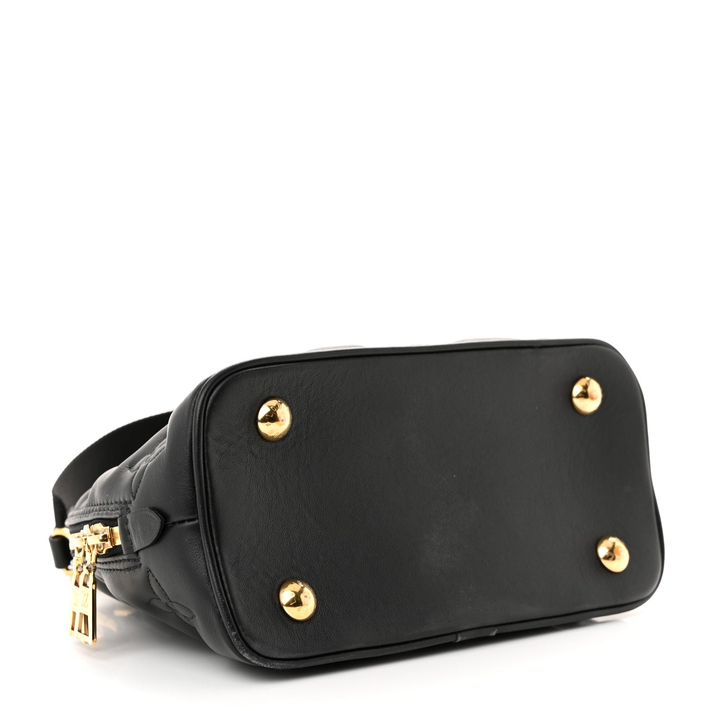 Calfskin Bubblegram Alma BB Black