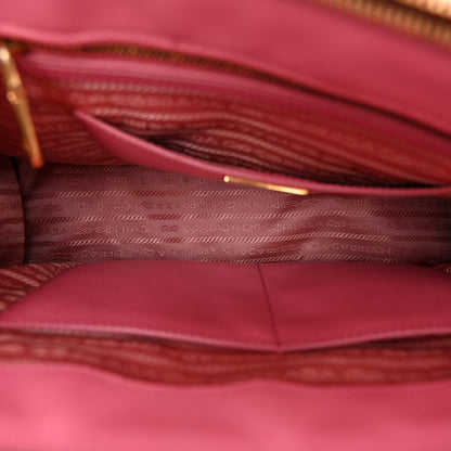 Prada Saffiano Galleria Double Zip Tote Geranio Geranio 5 of 10
