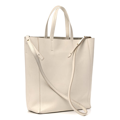 Celine Grained Calfskin Small Vertical Cabas Cream 4 of 19