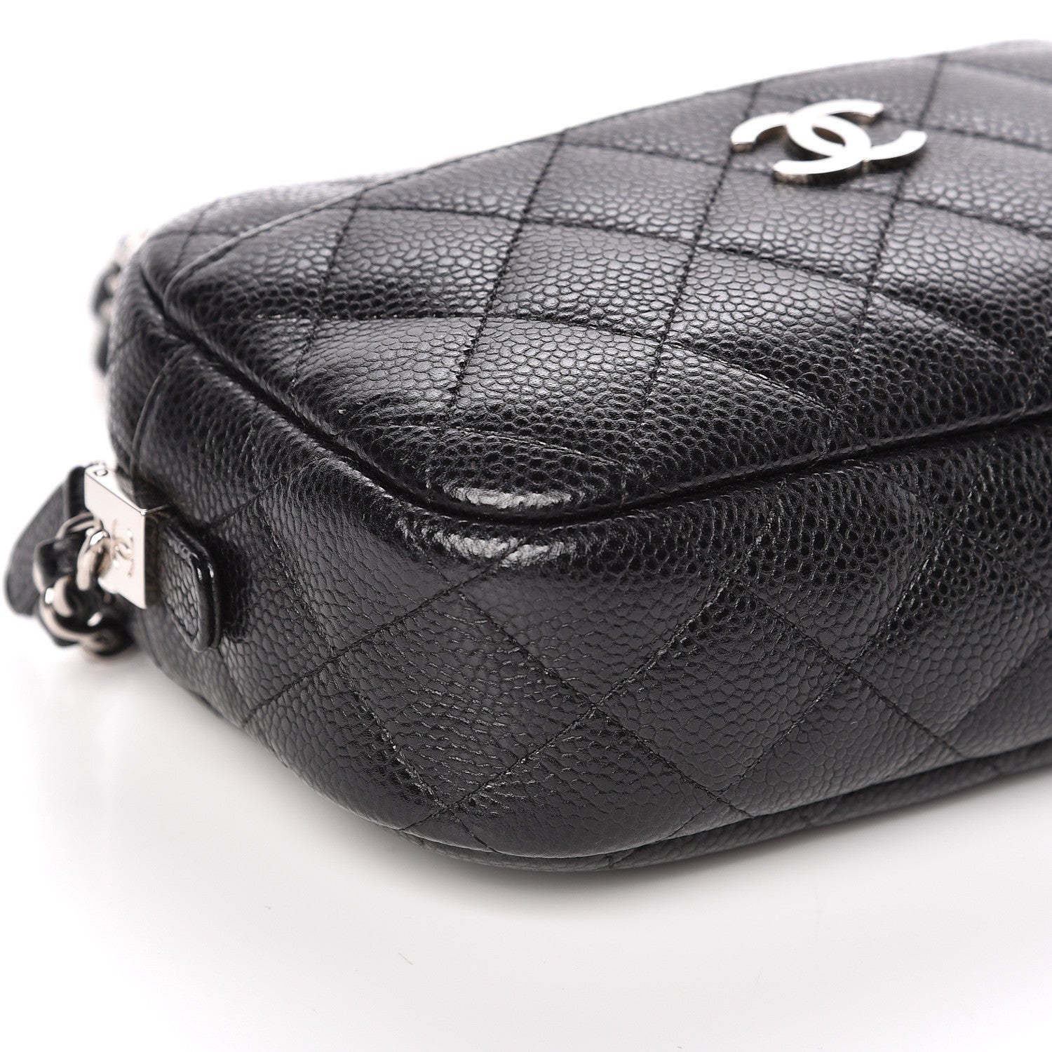 Chanel Caviar Quilted Camera Case Black 8 of 11