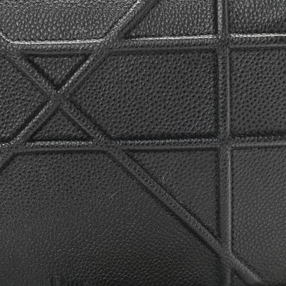 Christian Dior Grained Calfskin Diorama Wallet on Chain Pouch Black 12 of 13
