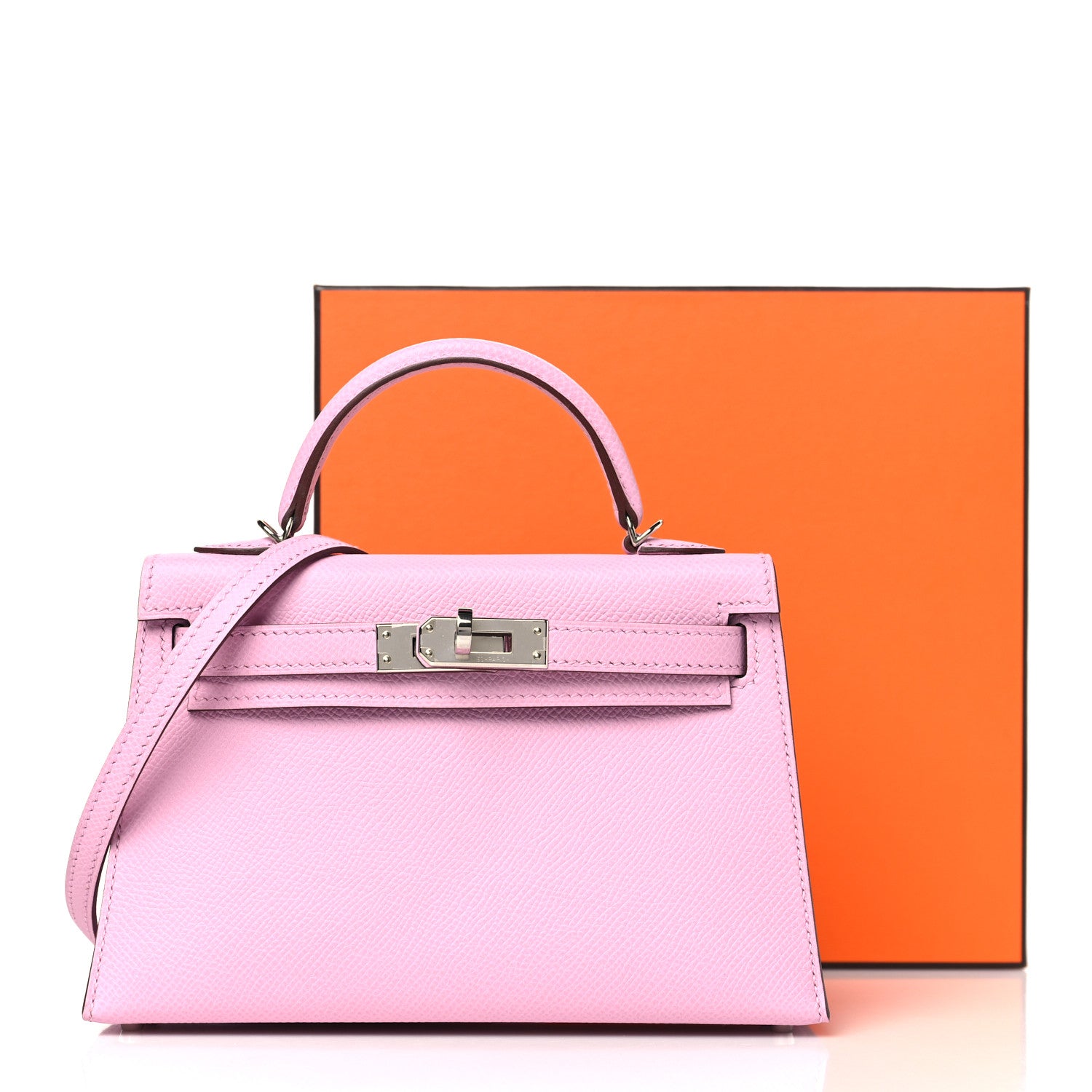 Hermes Epsom Mini Kelly Sellier 20 Mauve Sylvestre 10 of 10