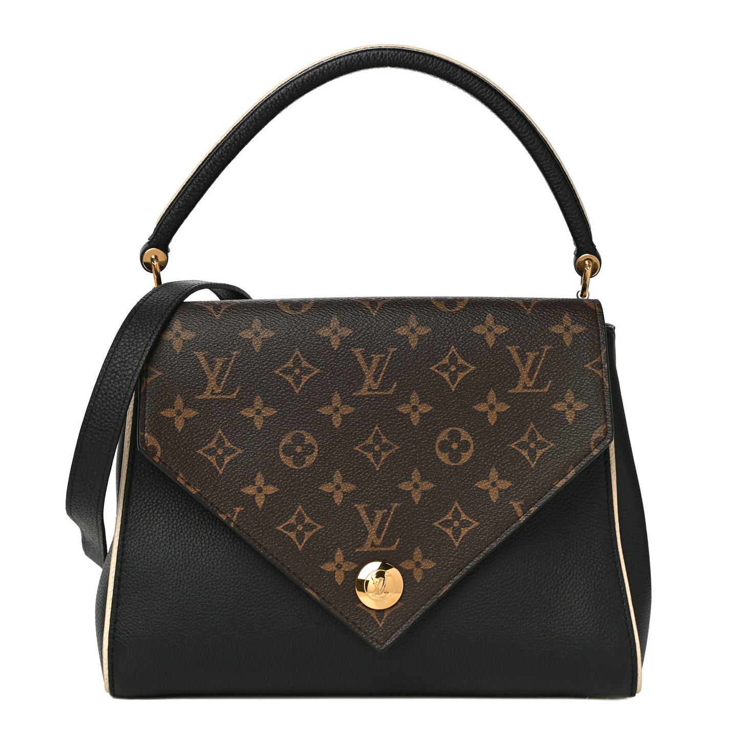 Monogram Double V Black
