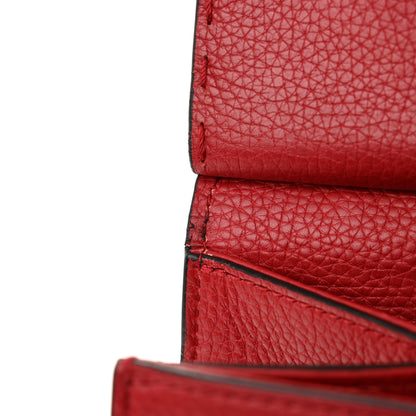 Gucci Calfskin Small GG Marmont Top Handle Bag Vulcanic Red 13 of 13