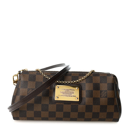 Louis Vuitton Damier Ebene Eva Clutch 1 of 10
