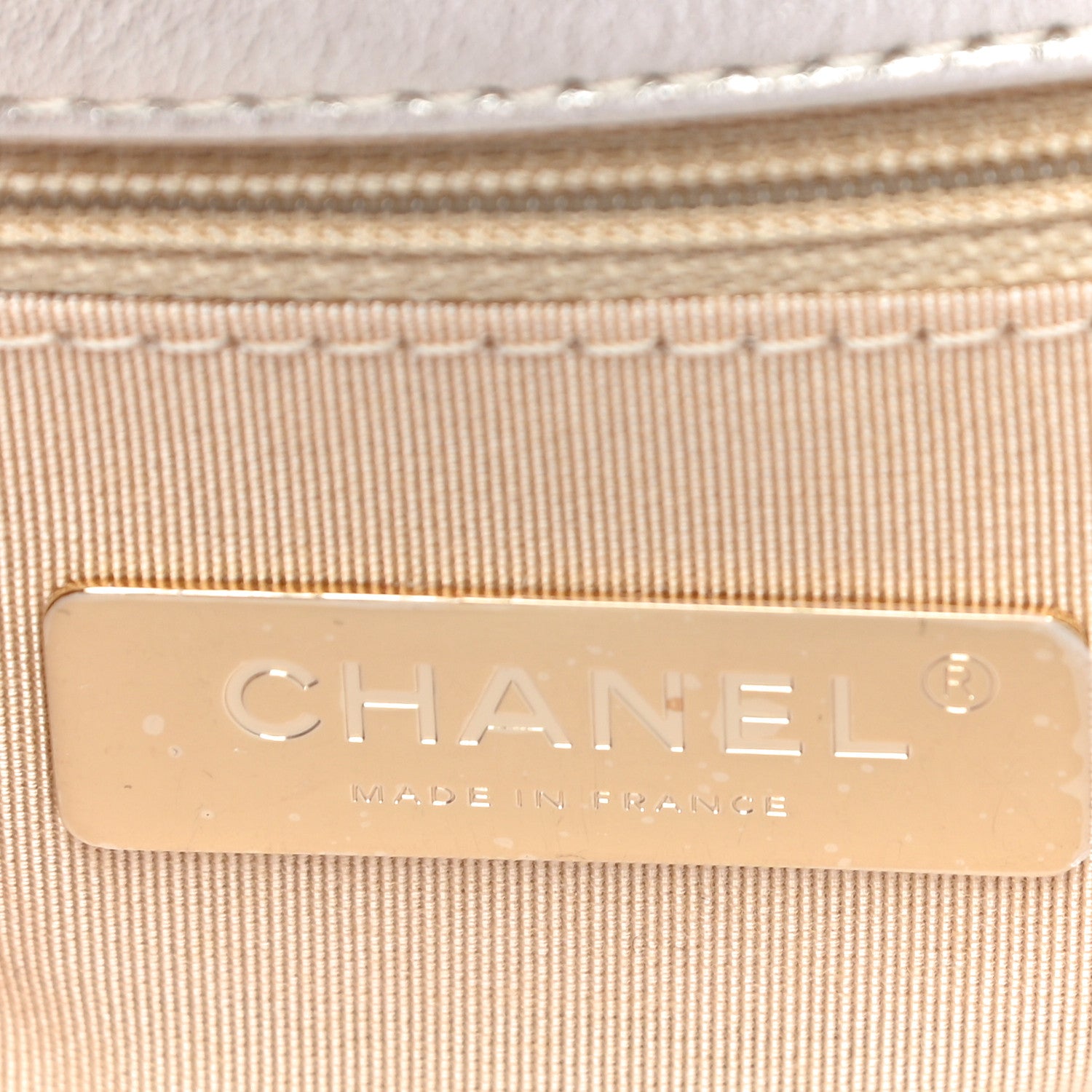 Chanel Metallic Lambskin Quilted Medium Chanel 19 Flap Gold 8 of 11
