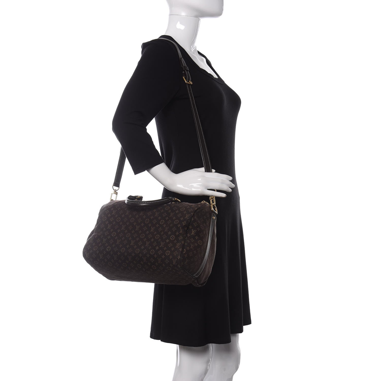 Louis Vuitton Monogram Idylle Speedy Bandouliere 30 Fusain 2 of 9