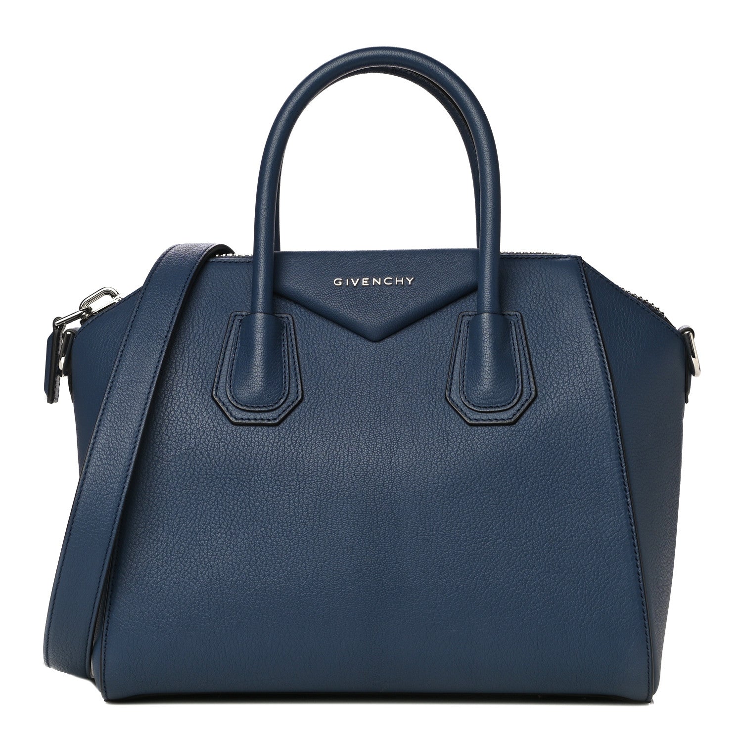 Givenchy Sugar Goatskin Small Antigona Navy 1 of 6