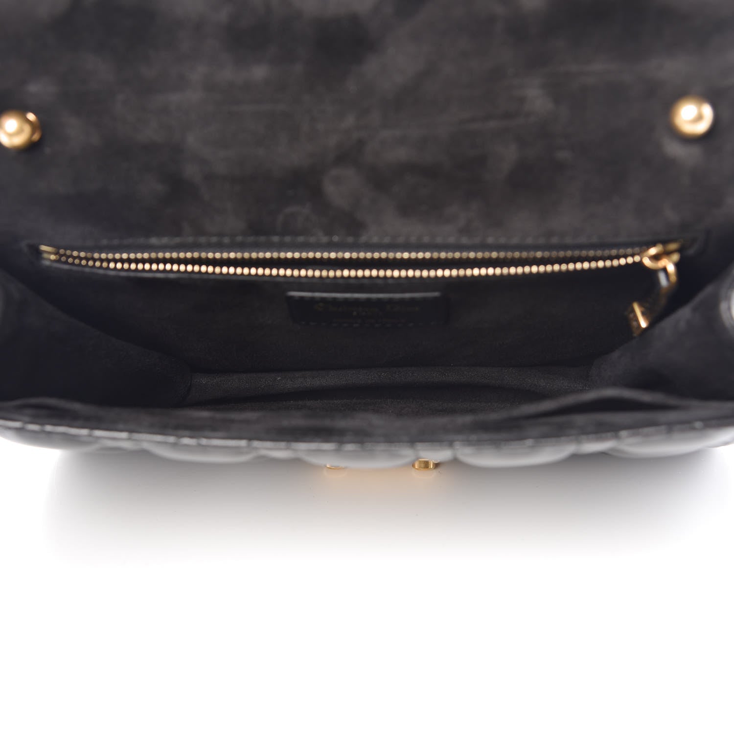 Christian Dior Lambskin Cannage Large Dioraddict Flap Bag Black 5 of 14