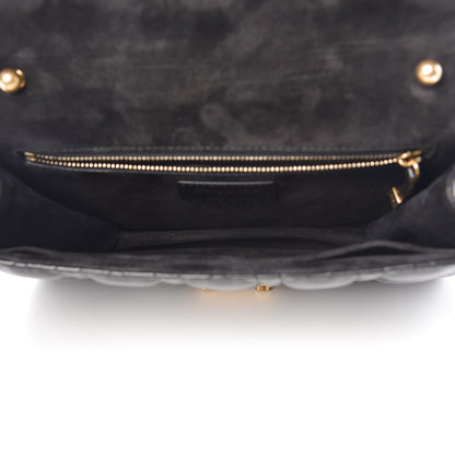 Christian Dior Lambskin Cannage Large Dioraddict Flap Bag Black 5 of 14