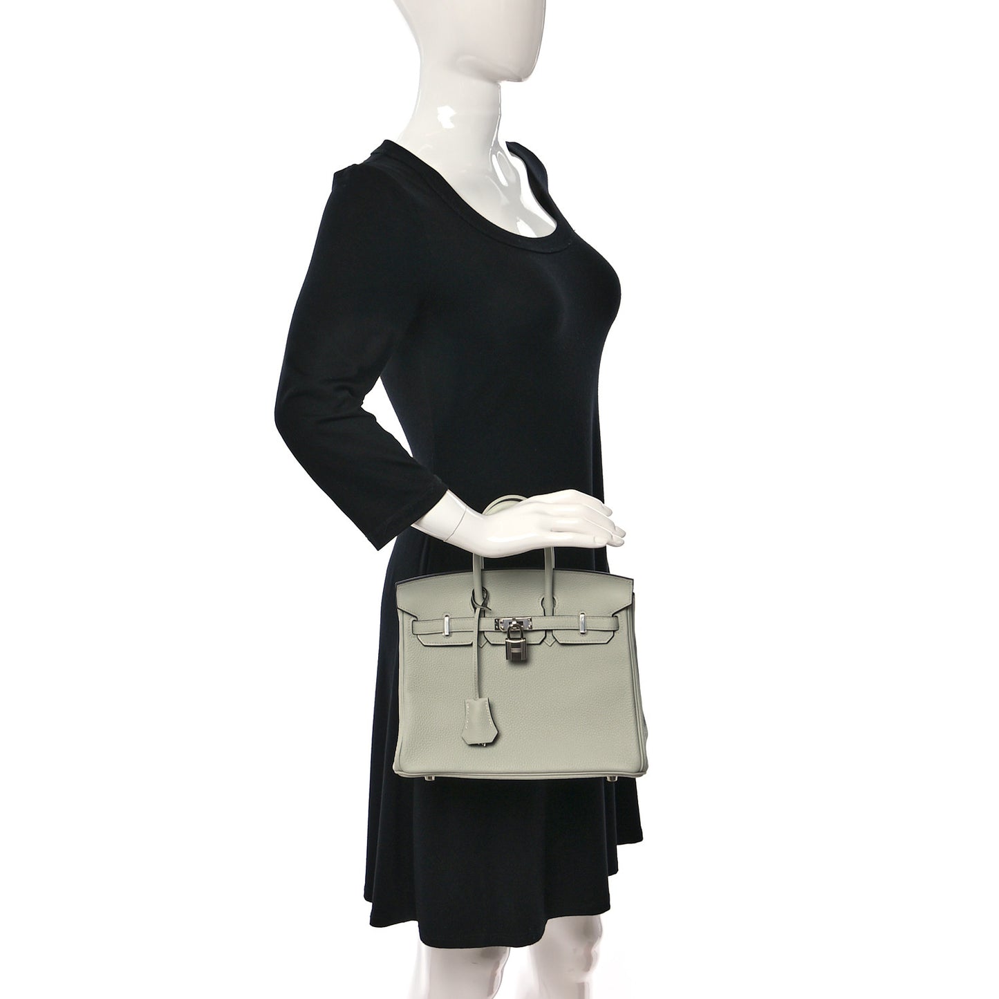 Togo Birkin 25 Gris Neve