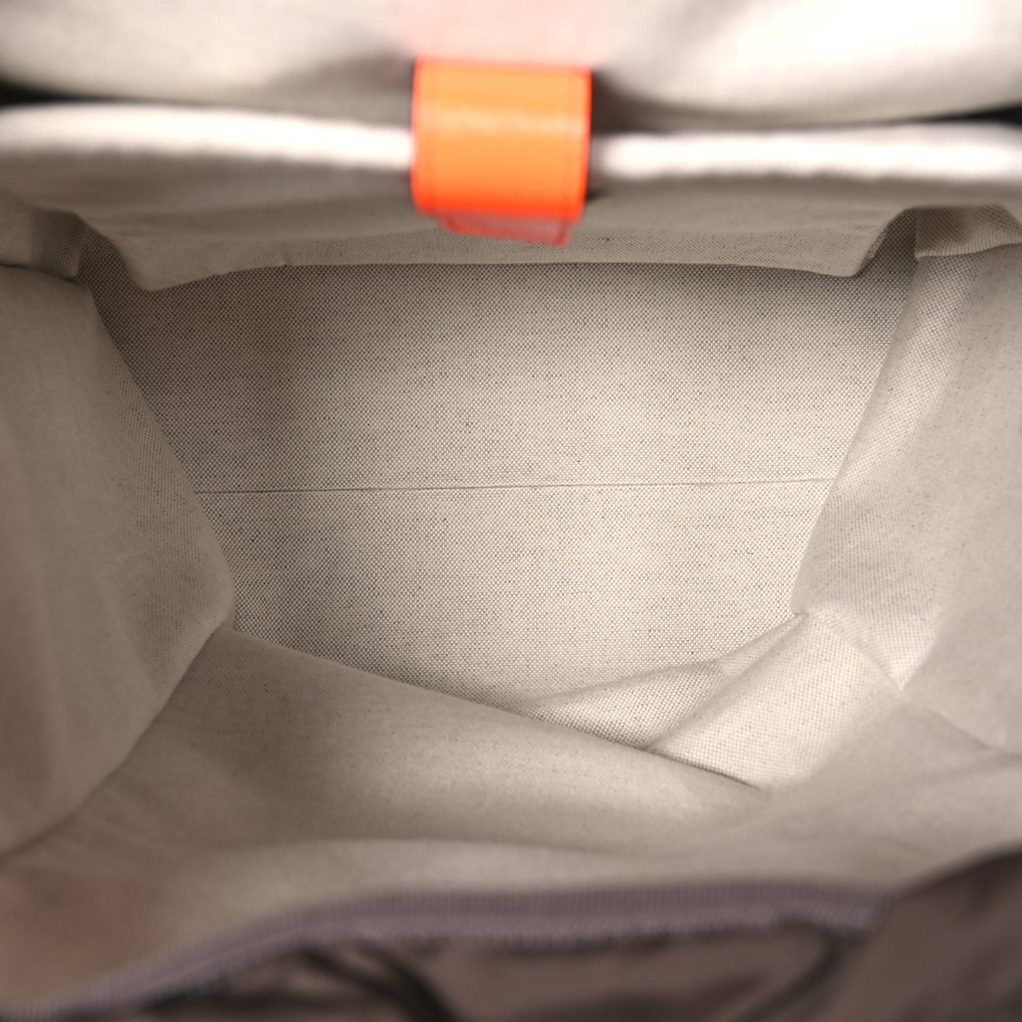 GG Supreme Monogram Medium Ophidia Double Buckle Backpack Beige Ebony Neon Orange