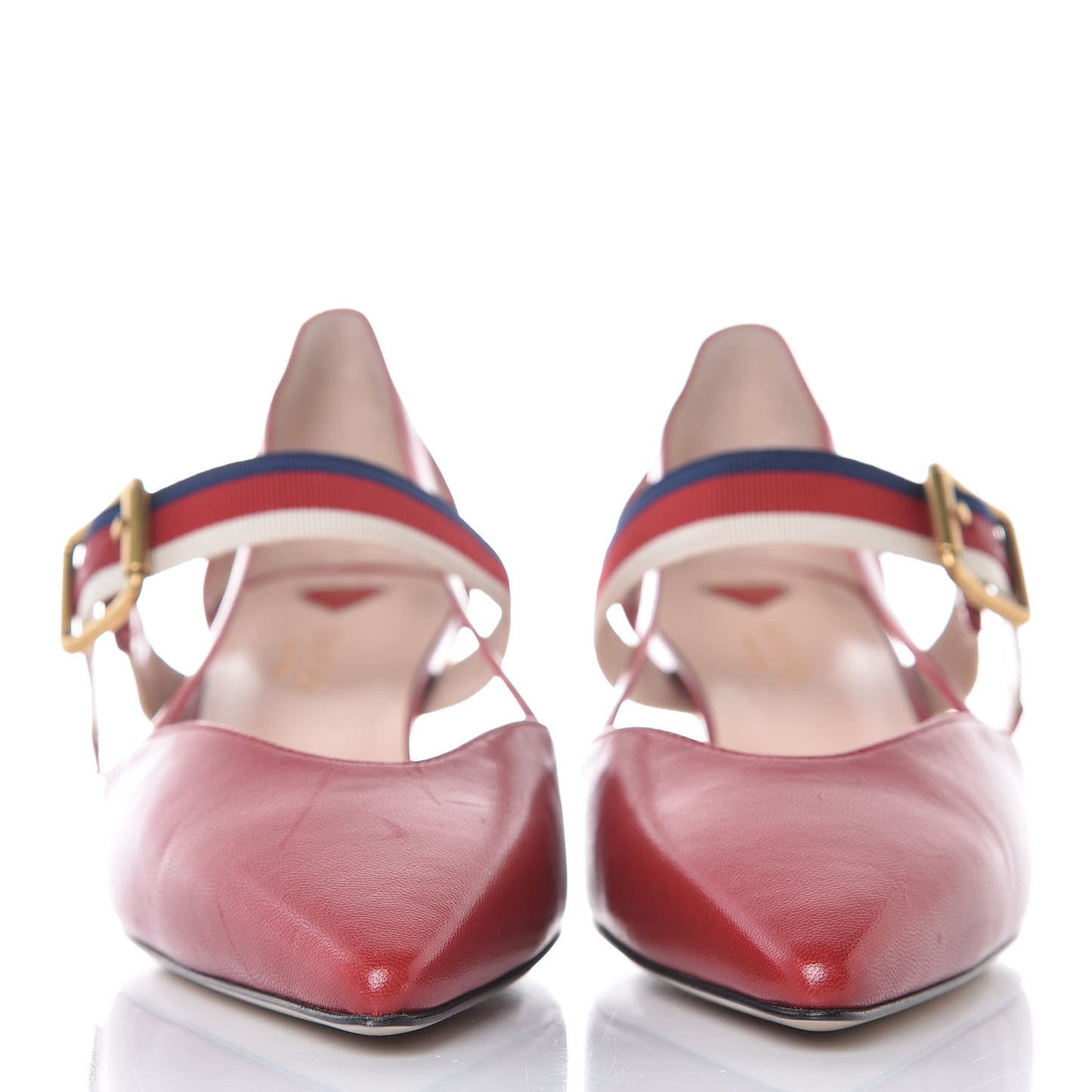 Nappa Pumps 37.5 Hibiscus Red