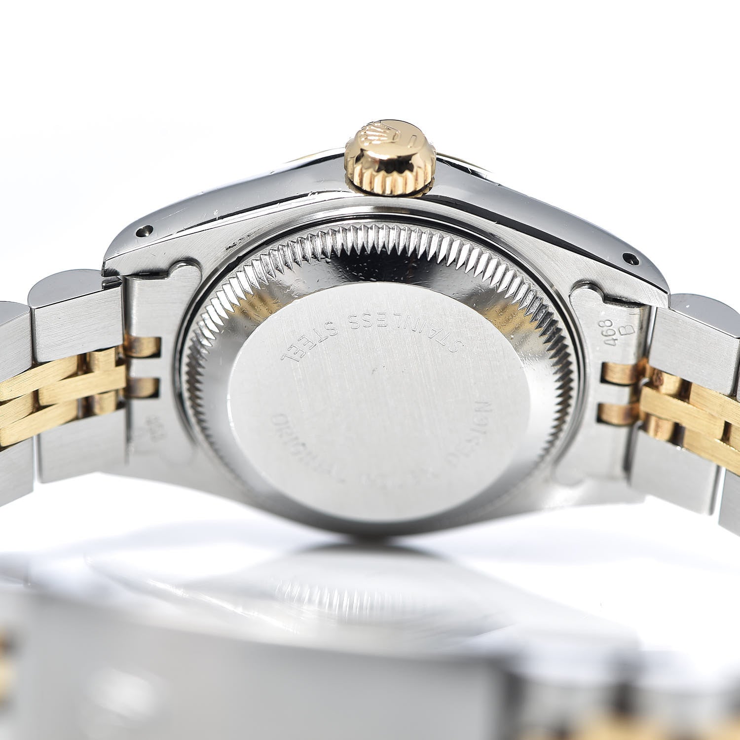 Rolex Stainless Steel 18K Yellow Gold 26mm Oyster Perpetual Datejust Watch Champagne 69173 5 of 6