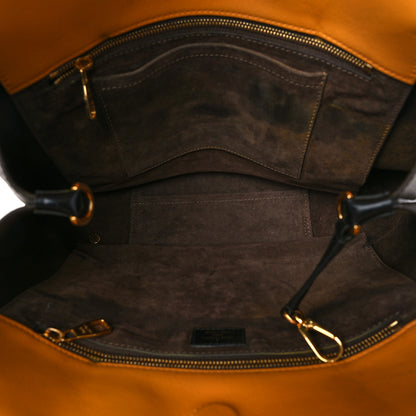 Louis Vuitton Monogram Cuir Orfevre Tote W PM Safran 5 of 12