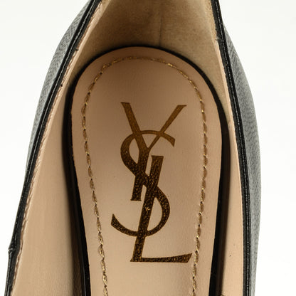 Saint Laurent Vernigolf Tribtoo 105 Platform Pumps 36.5 Black 7 of 8