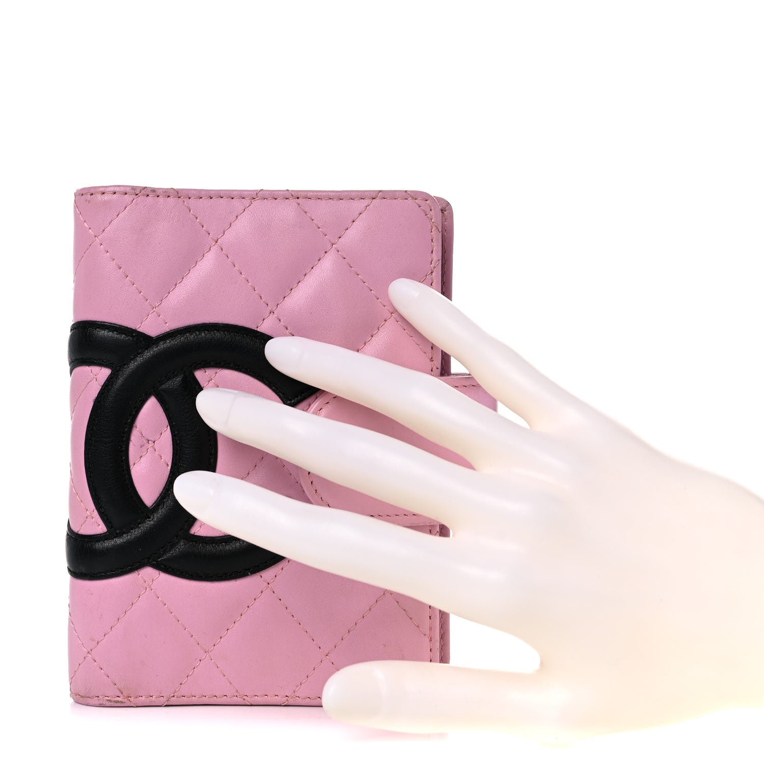 Chanel Calfskin Quilted Small Cambon Agenda Planner Pink 2 of 21