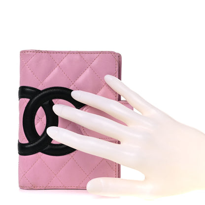 Chanel Calfskin Quilted Small Cambon Agenda Planner Pink 2 of 21