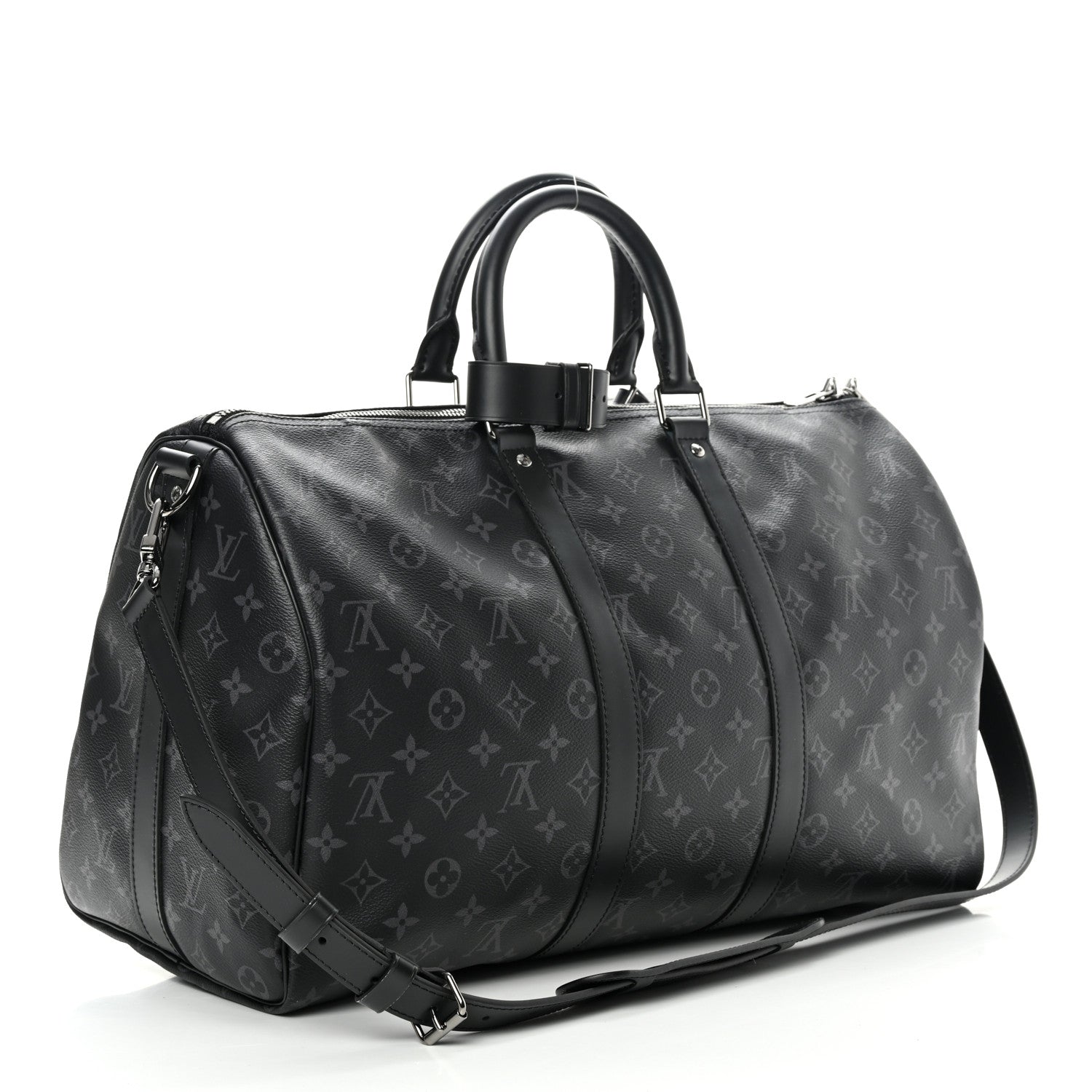 Louis Vuitton Monogram Eclipse Keepall Bandouliere 45 3 of 10