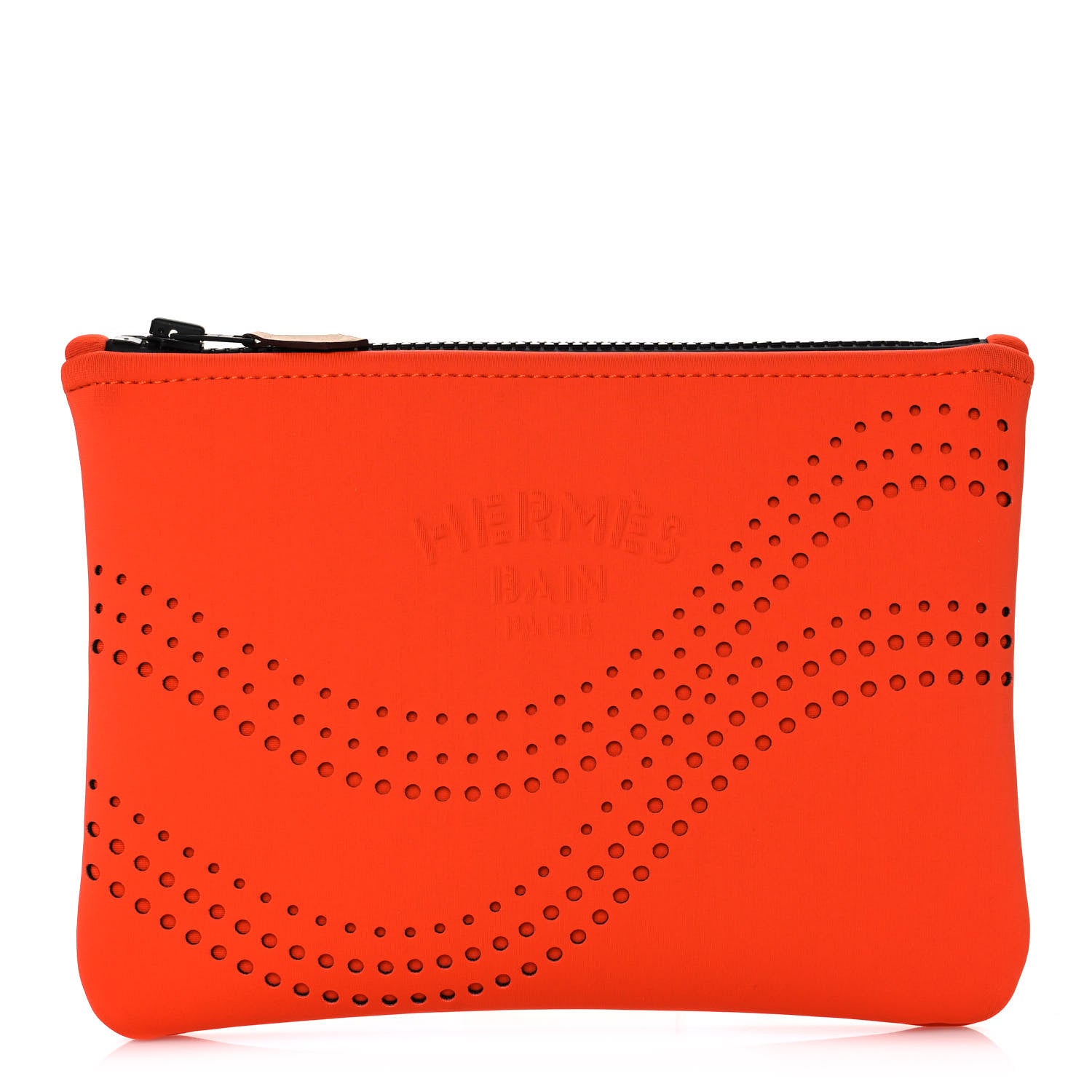 Hermes Neoprene Small Neobain Waves Case Orange 1 of 9