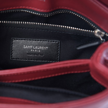 Saint Laurent Calfskin Y Quilted Monogram Toy Loulou Crossbody Bag New Lipstick 5 of 9