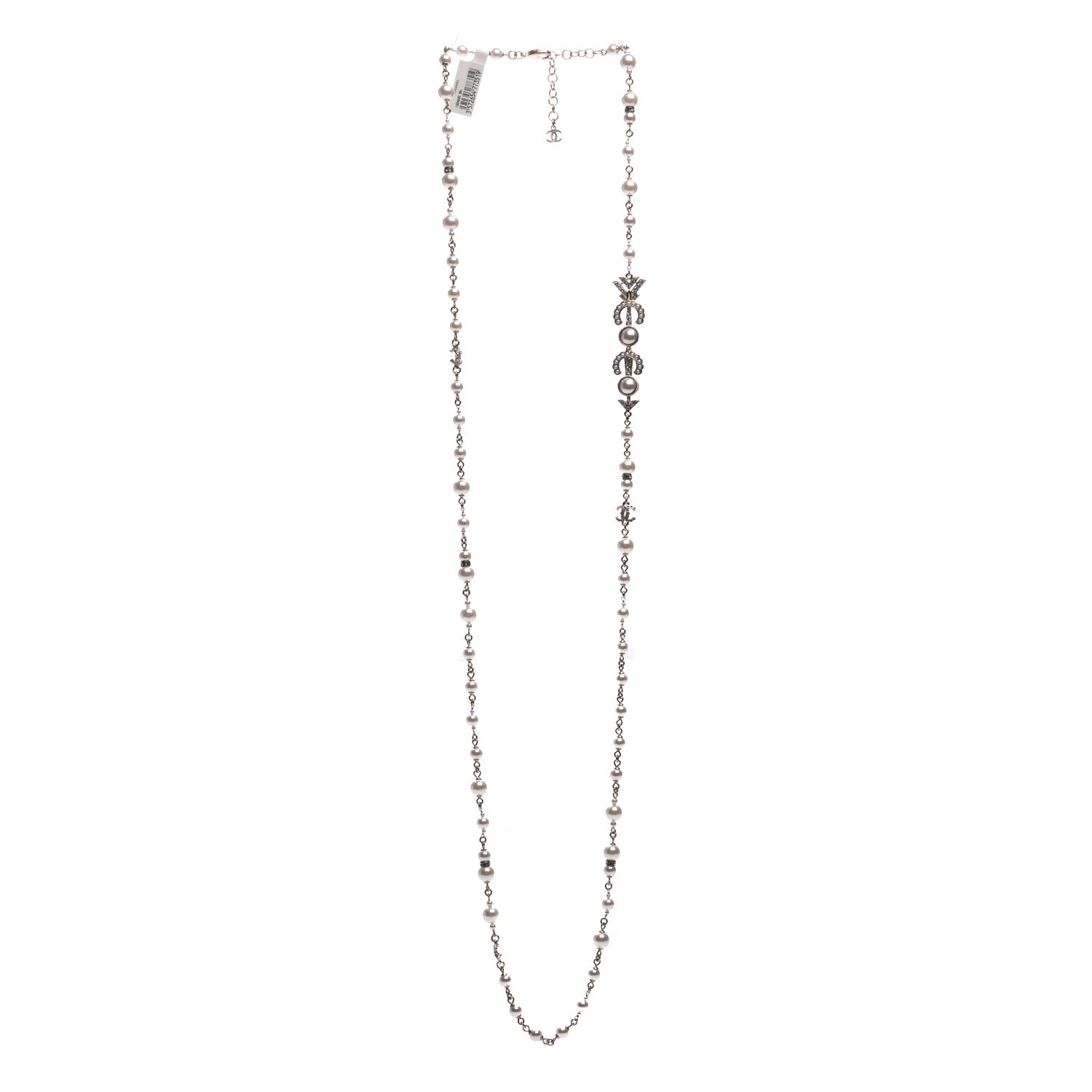 Chanel Pearl CC Coco Necklace Gold 3 of 5