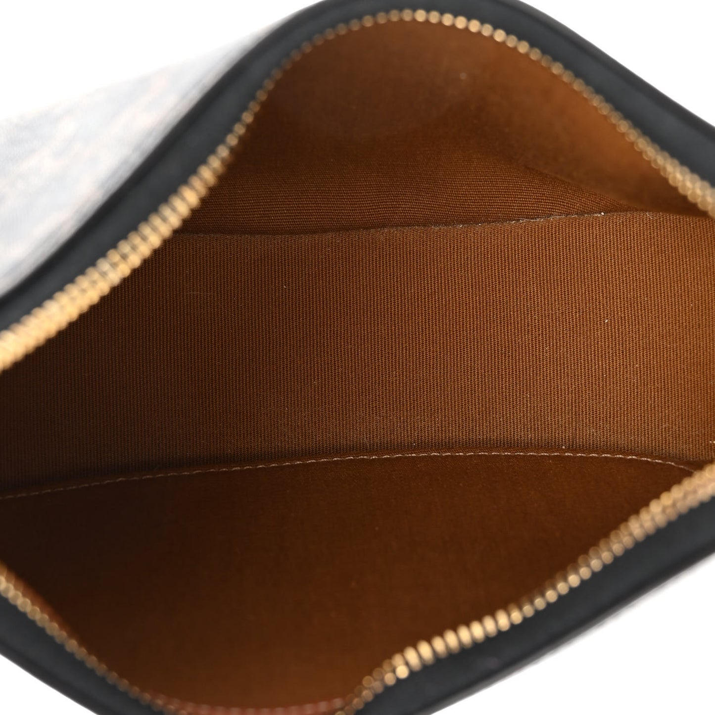 Triomphe Canvas Calfskin Ava Shoulder Bag Tan