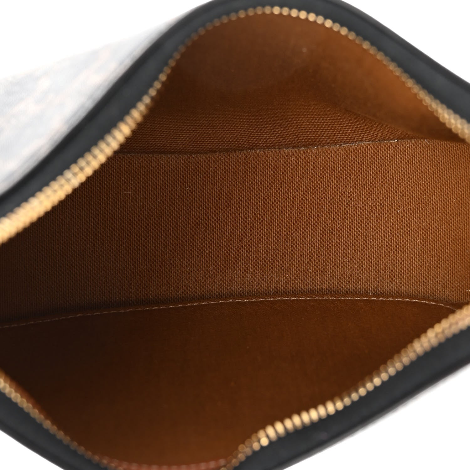 Celine Triomphe Canvas Calfskin Ava Shoulder Bag Tan 5 of 11
