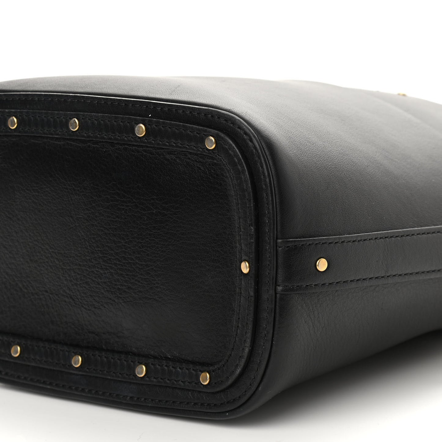 Smooth Calfskin Mini Roy Bucket Bag Black