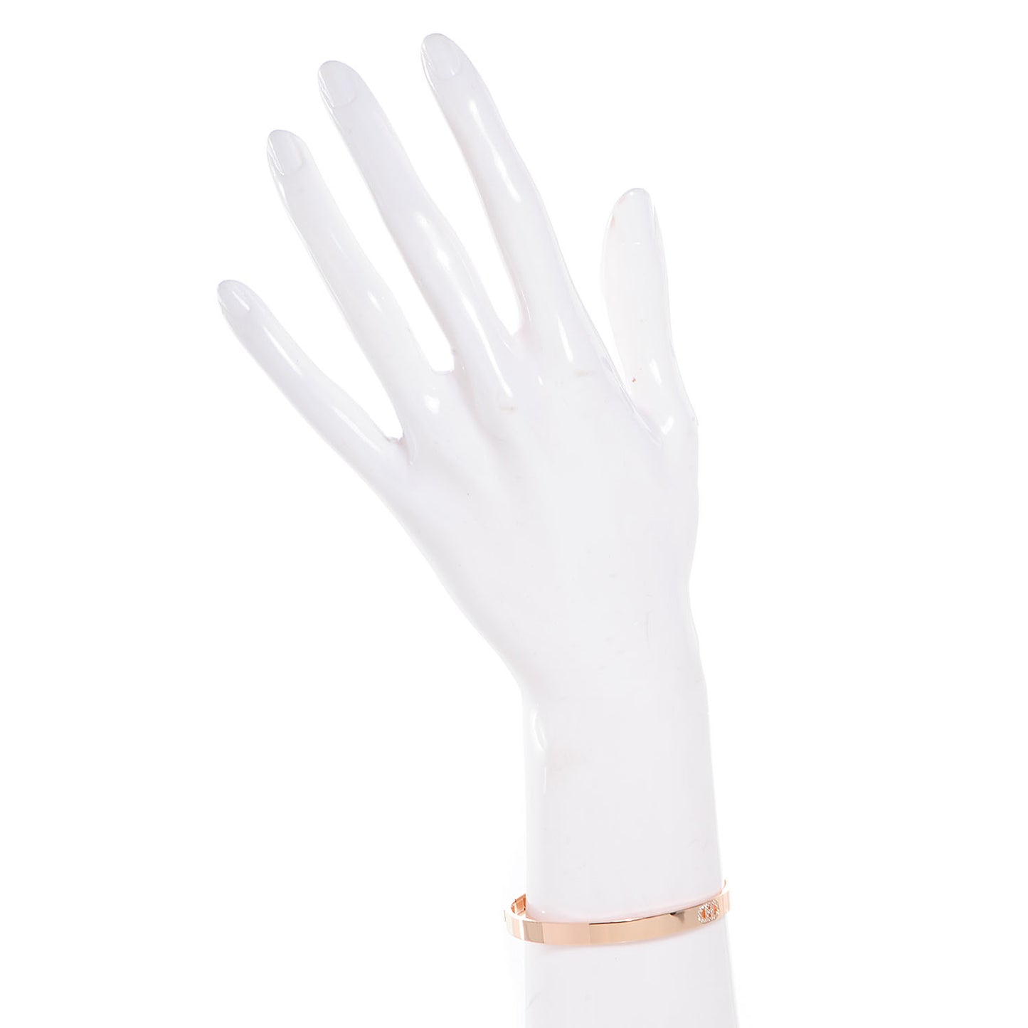 18K Rose Gold Diamond PM H D'Ancre Bracelet SH