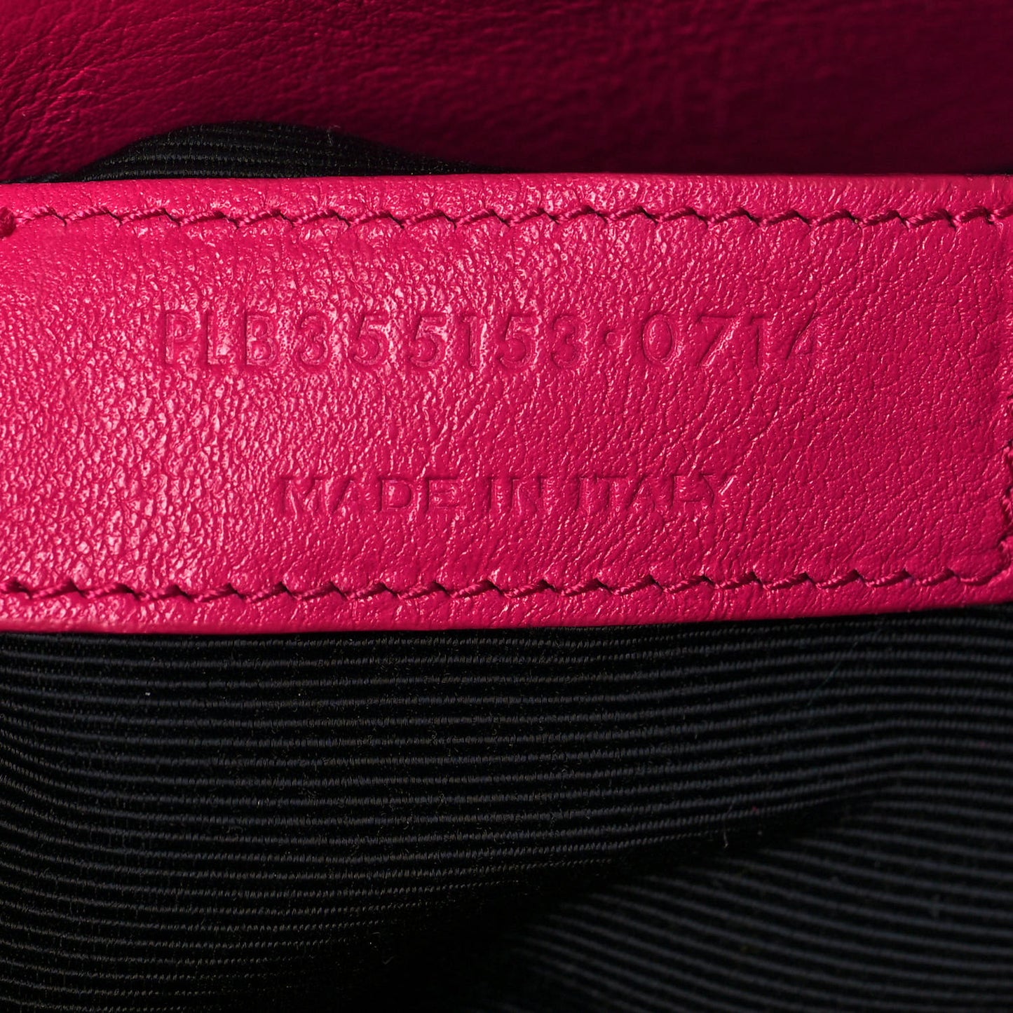 Calfskin Small Sac De Jour Lipstick Fuchsia