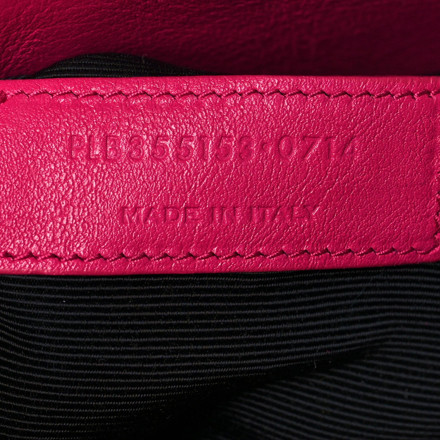 Saint Laurent Calfskin Small Sac De Jour Lipstick Fuchsia 7 of 13