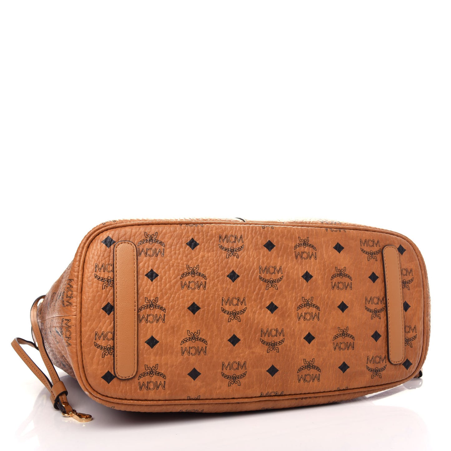 Visetos Medium Liz Reversible Shopper Tote Cognac