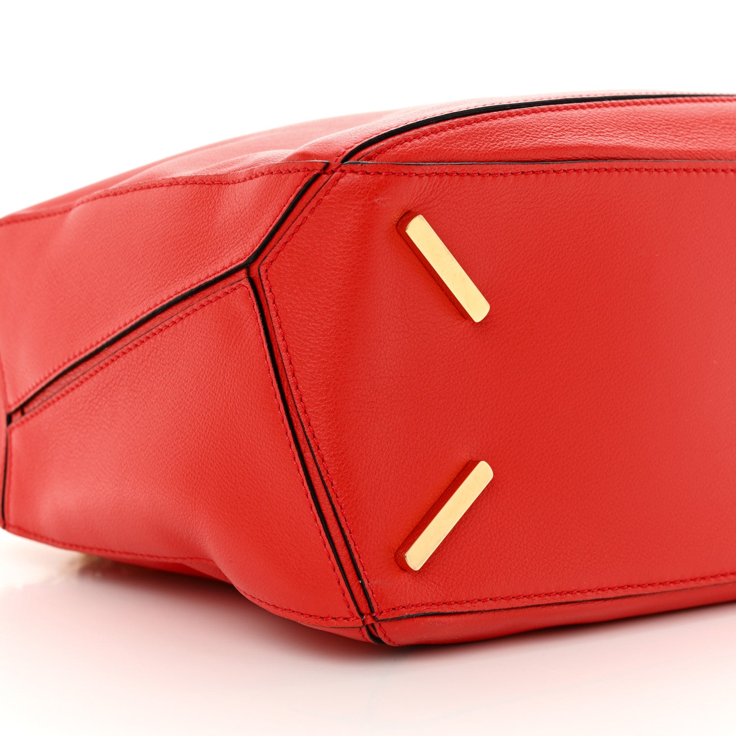 Loewe Calfskin Medium Puzzle Bag Primary Red 9 of 12