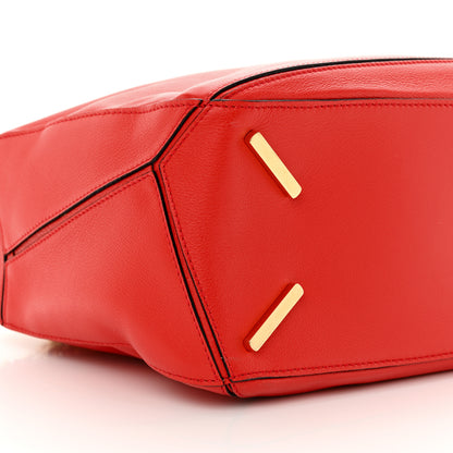 Loewe Calfskin Medium Puzzle Bag Primary Red 9 of 12