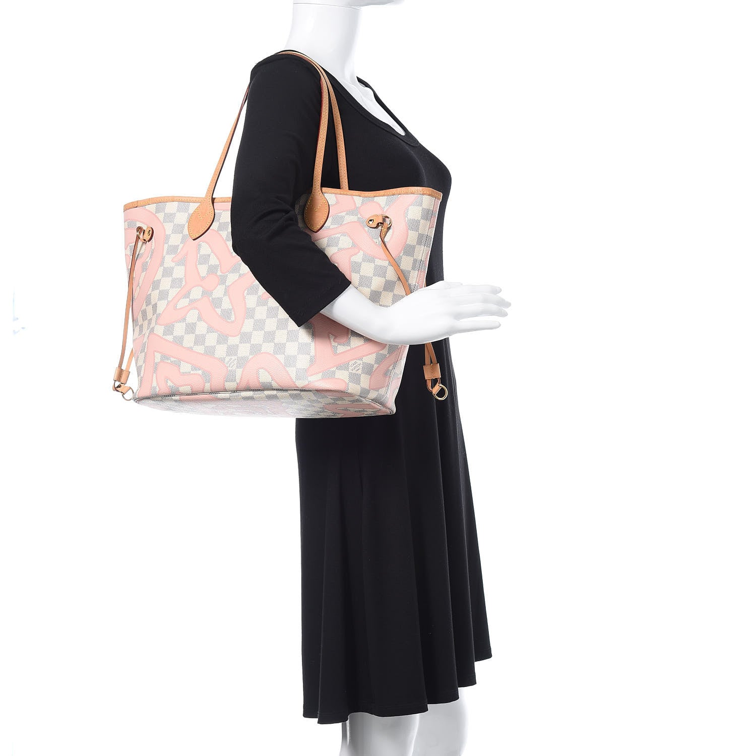Louis Vuitton Damier Azur Tahitienne Neverfull MM 2 of 22