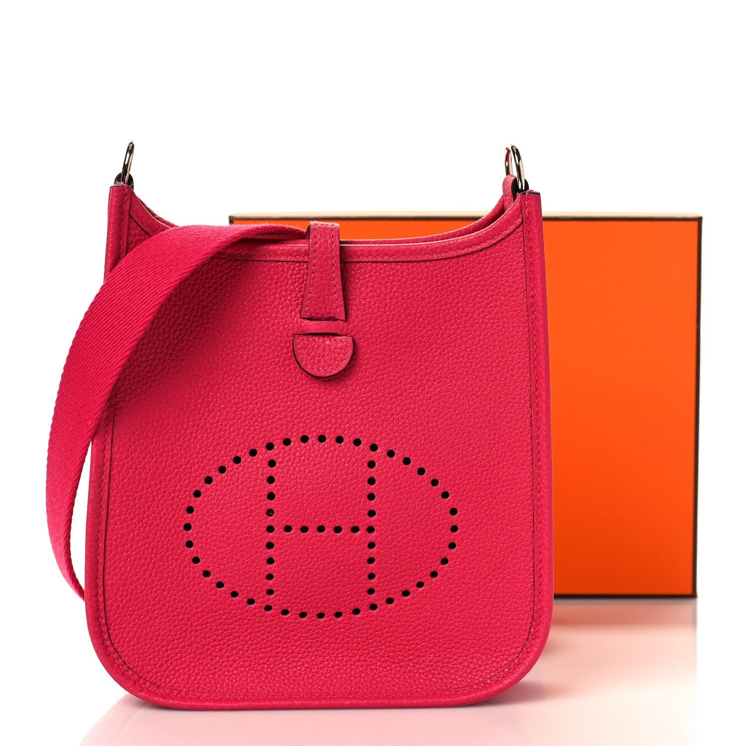 Hermes Taurillon Maurice Evelyne TPM Rose Mexico 11 of 11