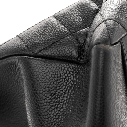Chanel Caviar Quilted XL Grand Shopping Tote GST Black 12 of 17